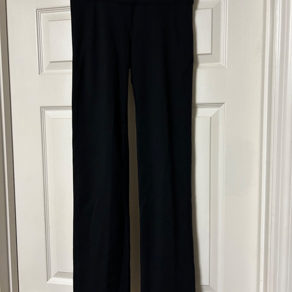 Under Armour Womens Activewear Black DFO Reflect High-Rise Bootcut Gym Pants